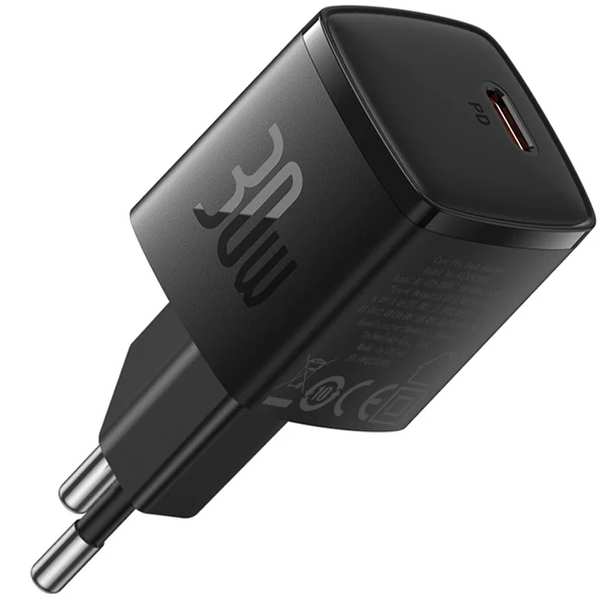 شارژر دیواری فست تایپ سی 30 وات بیسوس Cube Pro
