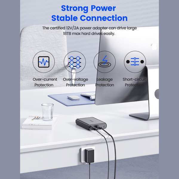 باکس هارد 2.5 اینچی و 3.5 اینچی USB 3.0 و تایپ سی به SATA اوریکو DDL35-C3 - تصویر 13
