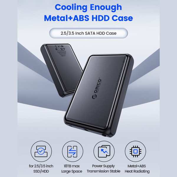 باکس هارد 2.5 اینچی و 3.5 اینچی USB 3.0 و تایپ سی به SATA اوریکو DDL35-C3 - تصویر 10