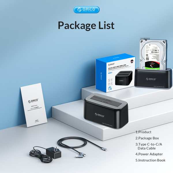 باکس هارد 2.5 و 3.5 اینچی تک سینی اوریکو 6819c3-v1 - تصویر 12