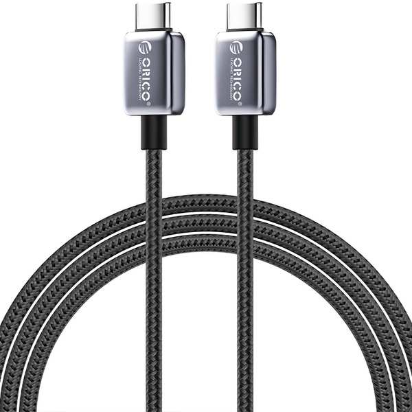 کابل سوپر فست شارژ تایپ سی به تایپ سی 100 وات یک متری اوریکو GQZB100-10-BK-BP
