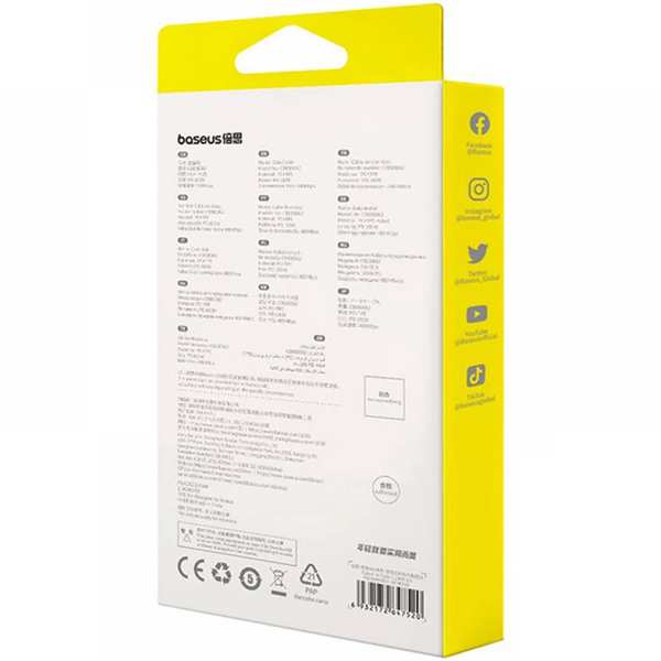 کابل شارژ دوسر تایپ سی جمعشونده 100 وات یک متری بیسوس P10364500111 CB000062 - تصویر 25