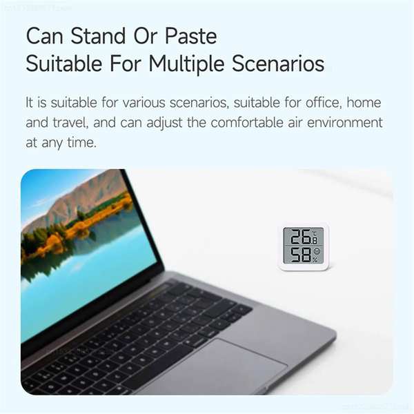 ابزار سلامت دماسنج و رطوبت سنج یوپین شیائومی XIAOMI MIIIW MWTH02 S200 سفید - تصویر 4