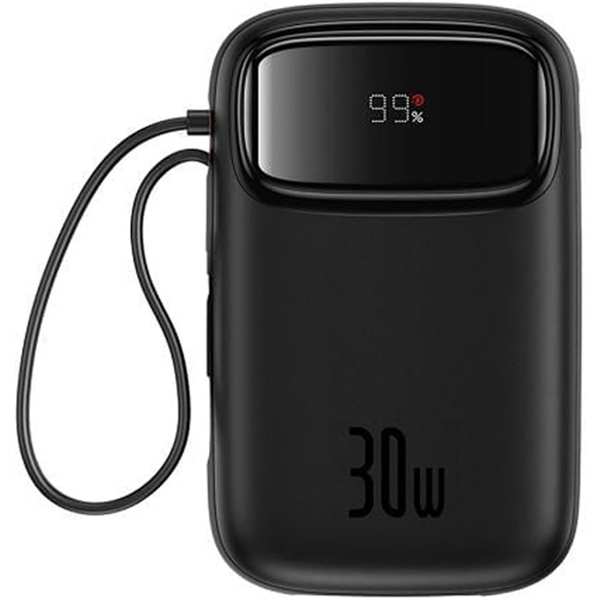 پاوربانک 10000 میلیآمپر USB و تایپسی 30 وات بیسوس Qpow 2 PPQD4-10C - تصویر 14