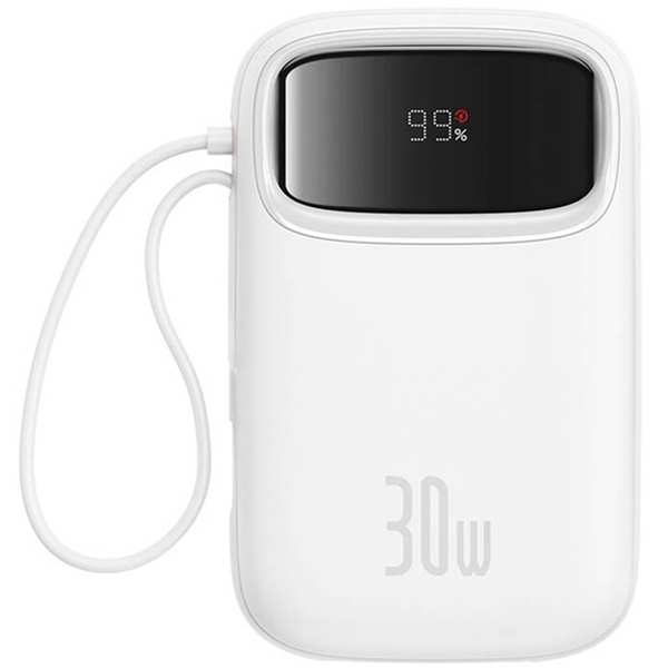 پاوربانک 10000 میلیآمپر USB و تایپسی 30 وات بیسوس Qpow 2 PPQD4-10C - تصویر 15