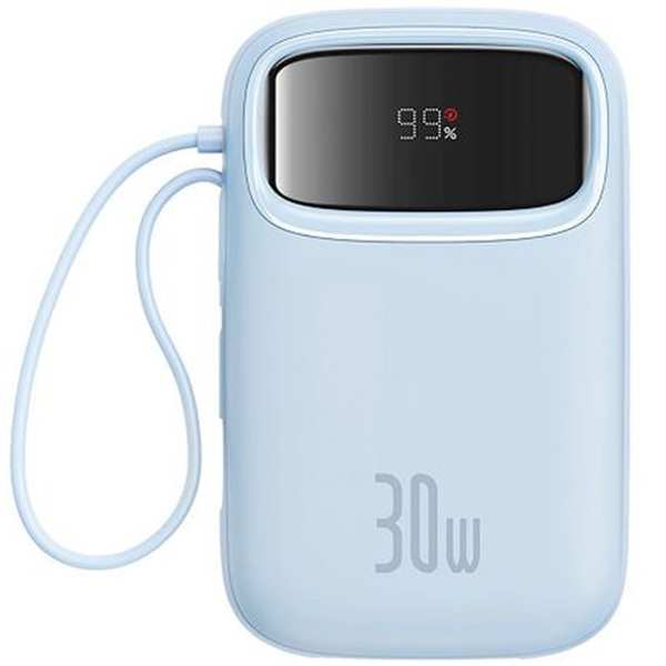 پاوربانک 10000 میلیآمپر USB و تایپسی 30 وات بیسوس Qpow 2 PPQD4-10C - تصویر 16