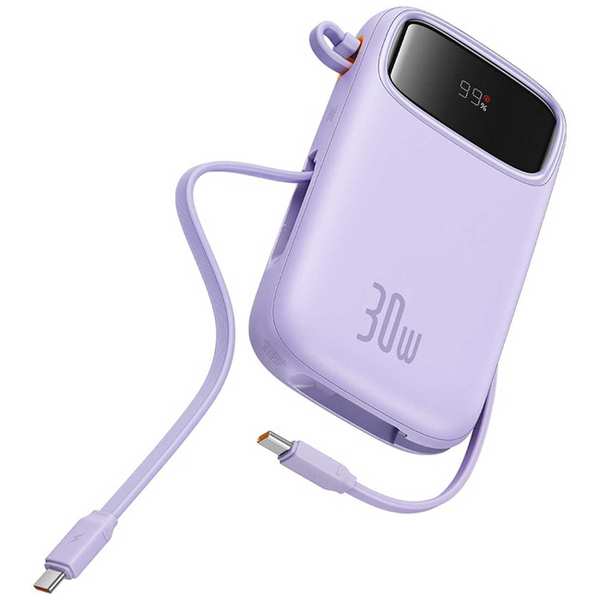 پاوربانک 10000 میلیآمپر USB و تایپسی 30 وات بیسوس Qpow 2 PPQD4-10C - تصویر 17