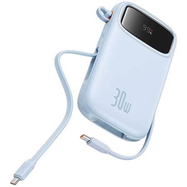 پاوربانک 10000 میلیآمپر USB و تایپسی 30 وات بیسوس Qpow 2 PPQD4-10C - تصویر 18