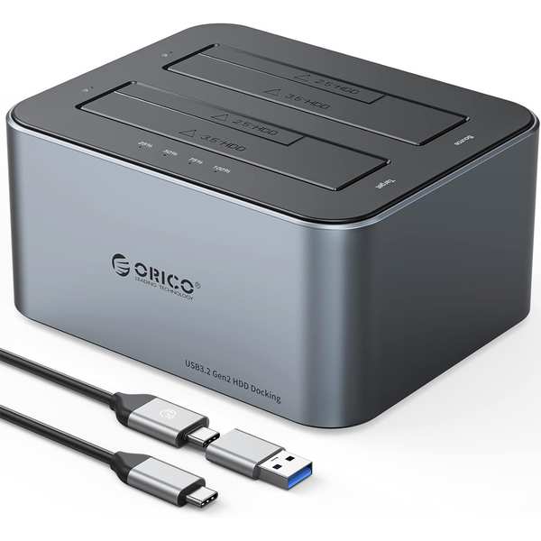 باکس هارد 2.5 اینچ و 3.5 اینچ 2 سینی Type-C اوریکو 6626C3-C