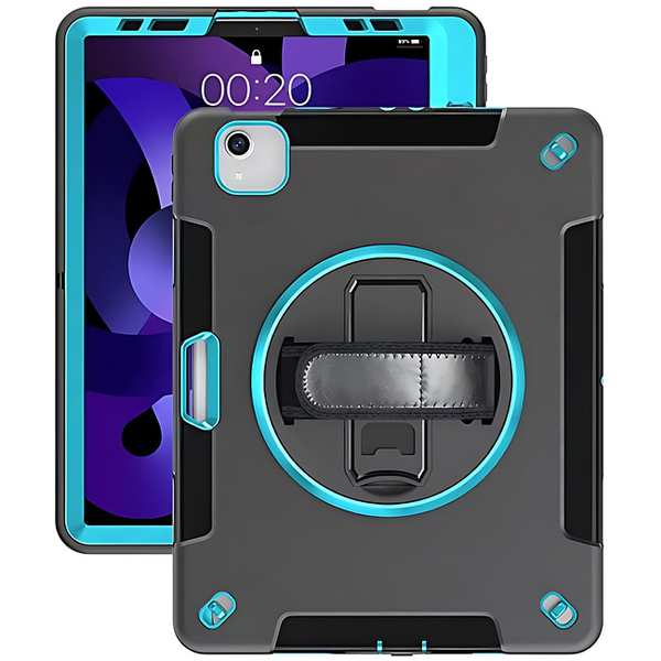 کاور محافظ آیپد ایر 10.9 اینچ (نسل 4 و 5)، آیپد پرو 11 اینچ (نسل 2، 3 و 4)، آیپد ایر 11 اینچ M2/M3 کوتسی iP-037 با پایه نگهدارنده چرخشی و بند دستی