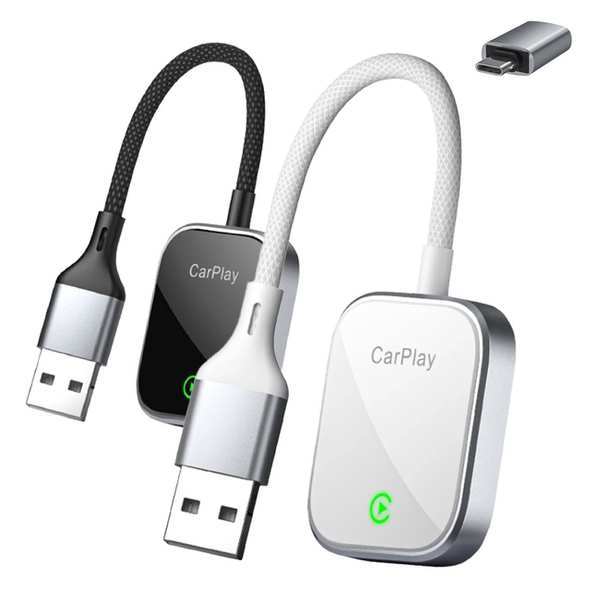 دانگل وایرلس اپل CarPlay و Android Auto یو اس بی ارلدام CP03 با دانگل تایپ سی