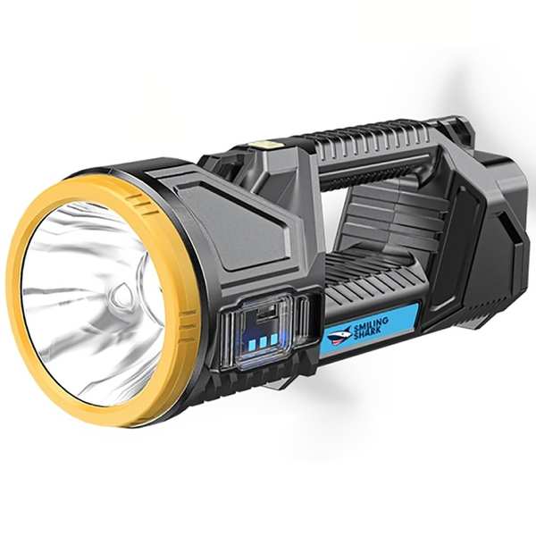 چراغ قوه شارژی و خورشیدی اسمایلینک شارک ST5123P90-B