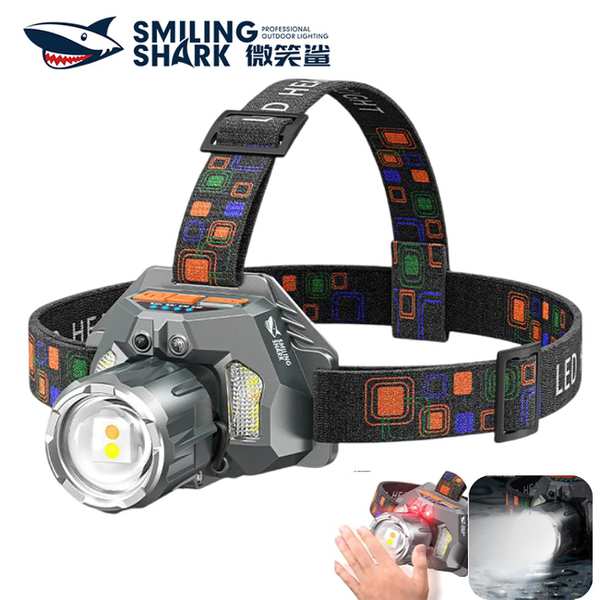 هدلایت 3000 میلی آمپر ساعت اسمایلینگ شارک TD0204 با روشنایی فوق العاده 6000 لومن