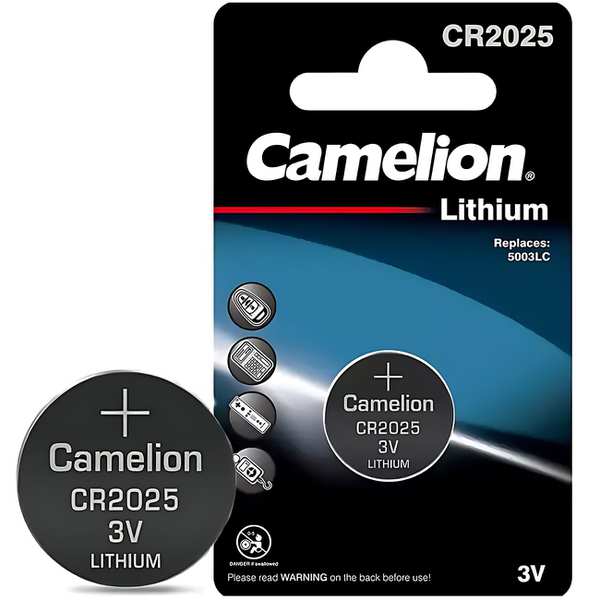 باتری سکهای لیتیومی ولتاژ 3 ولت ظرفیت 150میلی آمپر کملیون CR2025