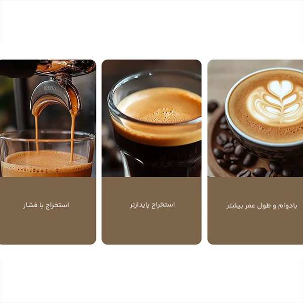 دستگاه قهوه ساز نیمه اتوماتیک S1181 - تصویر 15