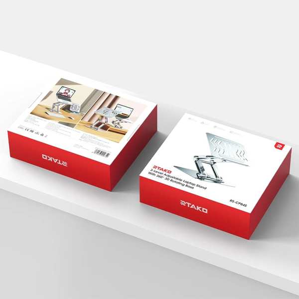 پایه لپ تاپ تاشو چرخشی 360 درجه قابل تنظیم آرتاکو RS-CP84S - تصویر 14