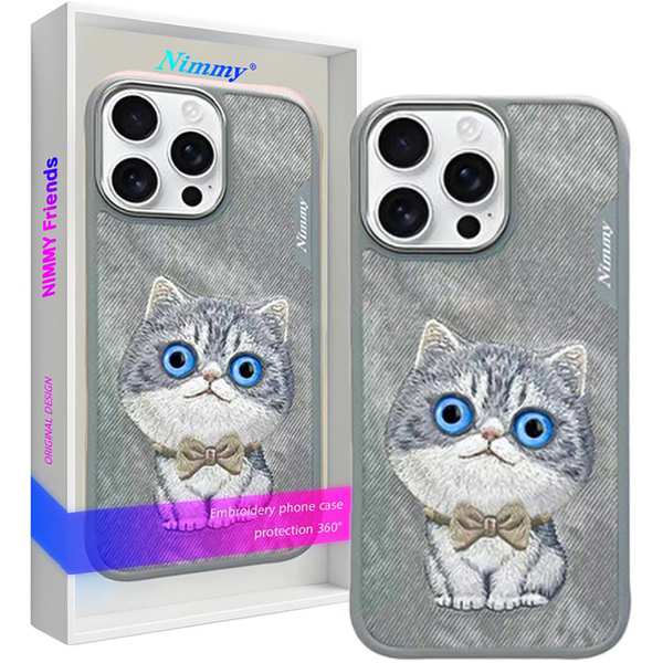 قاب مگنتی گوشی آیفون 16 پرو طرح گربه ملوس N-XDY