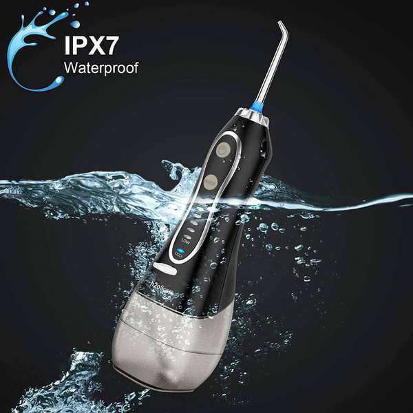 بهداشت دهان و دندان دستگاه شست و شوی دهان و دندان H2Ofloss مشکی برند متفرقه - تصویر 2