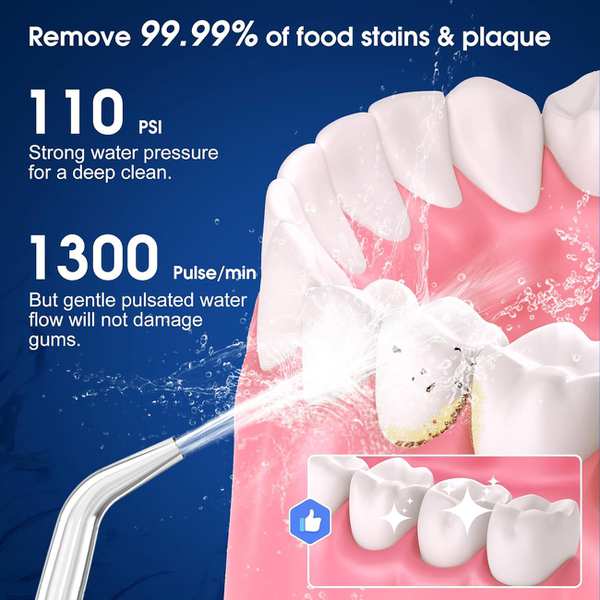بهداشت دهان و دندان دستگاه شست و شوی دهان و دندان H2Ofloss مشکی برند متفرقه - تصویر 4