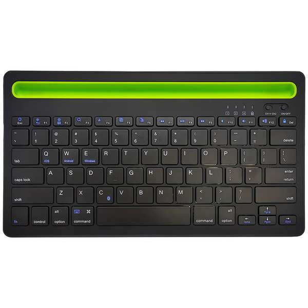 کیبورد بیسیم شارژی با استند موبایل و تبلت Multi-Platform