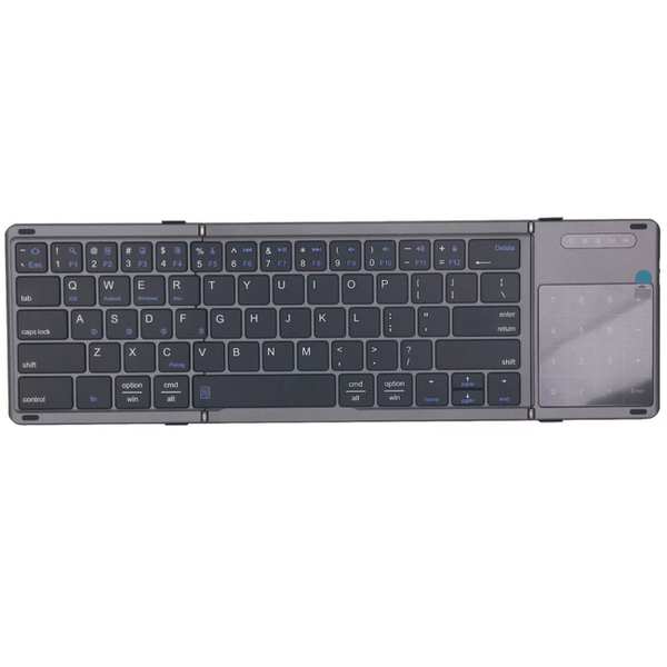 کیبورد بیسیم تاشو شارژی با تاچ پد Foldable Keyboard - تصویر 6