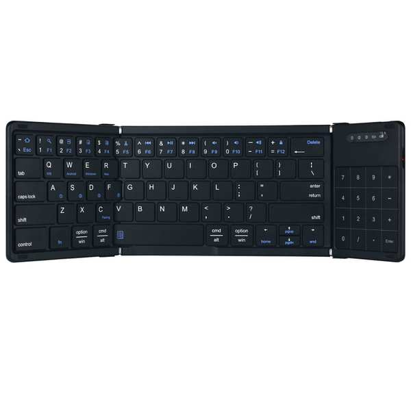 کیبورد بیسیم تاشو شارژی با تاچ پد Foldable Keyboard - تصویر 7