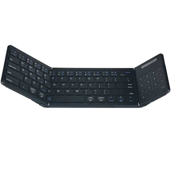 کیبورد بیسیم تاشو شارژی با تاچ پد Foldable Keyboard - تصویر 8