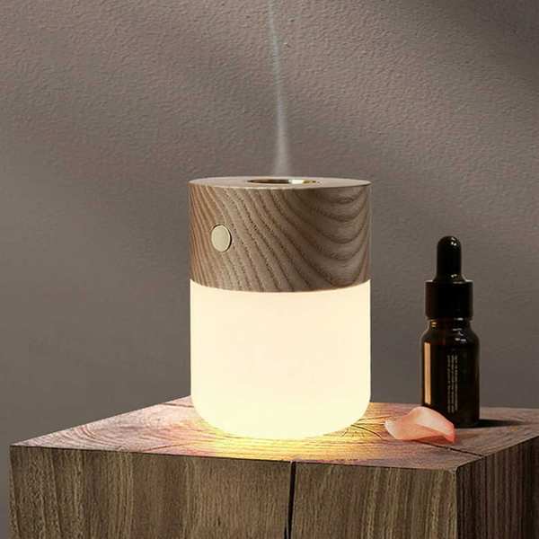 خوشبو کننده هوا و چراغ خواب شارژی رومیزی GOOD FRAGRANCE - تصویر 2