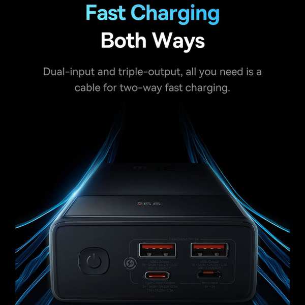 پاوربانک 10000 میلی آمپر 30 وات فست شارژ Type-C و USB-A بیسوس Baseus PPXJ1030 P10022907113-00 - تصویر 11