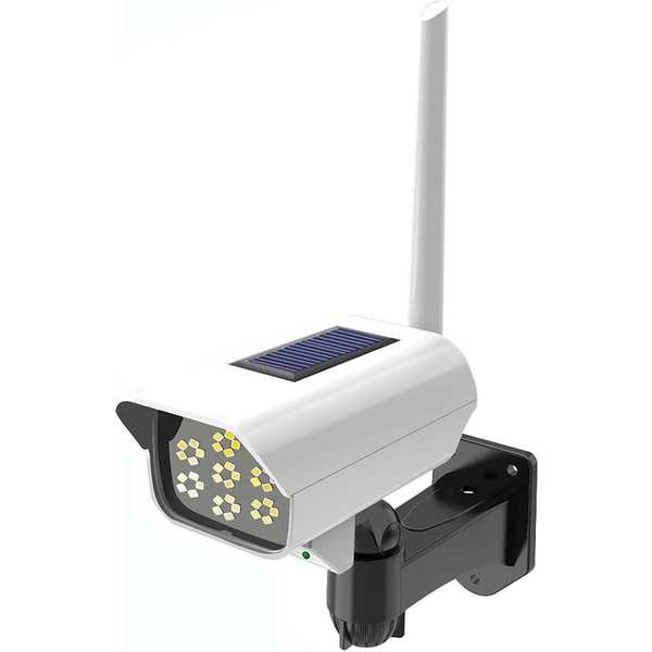 چراغ شارژی هوشمند سنسور حرکتی خورشیدی ضدآب اسمایلینگ شارک SMILING SHARK HS-V79 طرح دوربین مداربسته