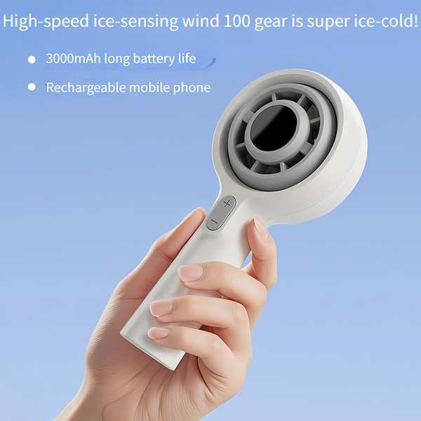 پنکه شارژی دستی دیجیتالی قابل چرخش کوالیتل Qualitell Y3 GXF06 - تصویر 7