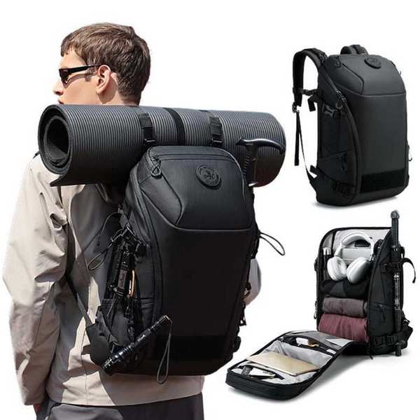 کوله پشتی مسافرتی، کوهنوردی و لپتاپ 15.6 اینچ ضدآب بنج BANGE FW-226 با ظرفیت 22 لیتر