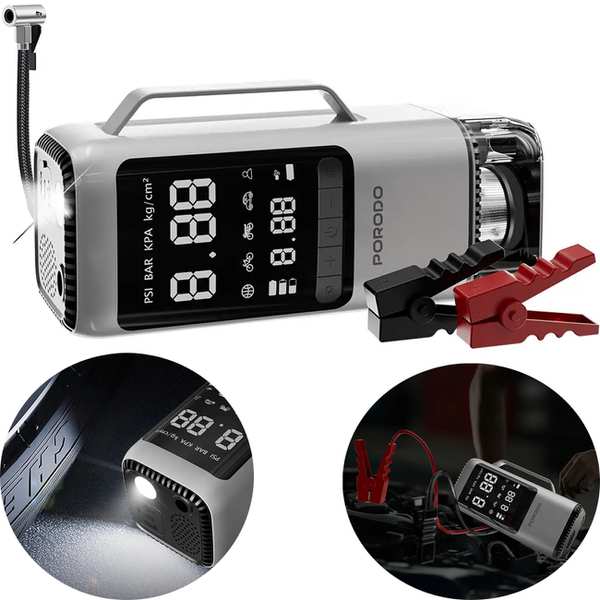 جامپ استارتر و پاوربانک 6 کاره پورودو Porodo PDPBFCH091BKGR