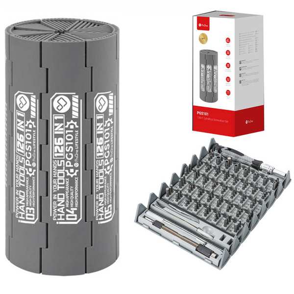 ست پیچ گوشتی آهنربایی استوانه ای 126 عددی پرووان Proone PGS101