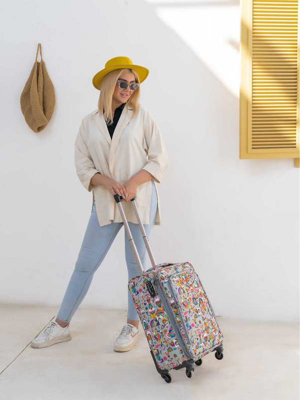 چمدان رزمری مدل Rose Merry RL-459-3B سایز کوچک