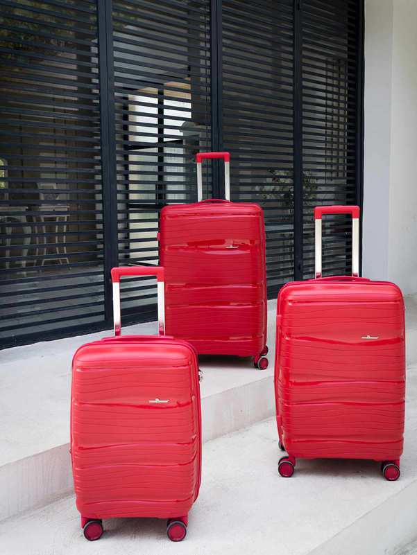 چمدان رزمری مدل Rose Merry RL-301-3S سایز بزرگ قرمز