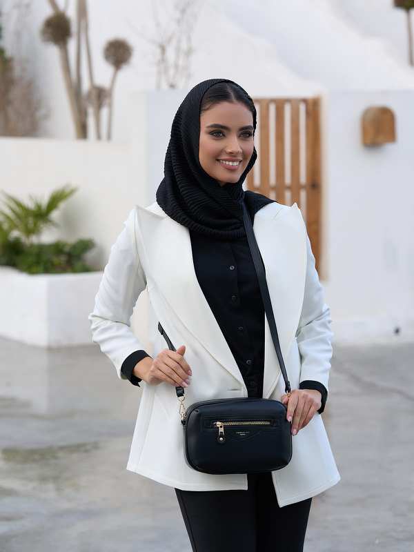 کیف دوشی زنانه کیف دستی زنانه دیوید جونز مدل 1-7019 - تصویر 4