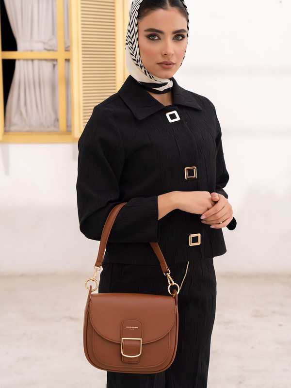 کیف دوشی زنانه دیوید جونز مدل CM6831