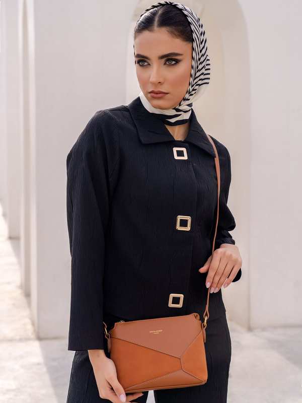 کیف دوشی زنانه دیوید جونز مدل 1-7001