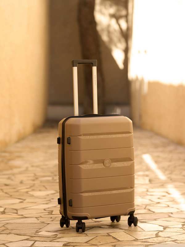 چمدان رزمری مدل Rose Merry RL-303-3S سایز کوچک نسکافه ای
