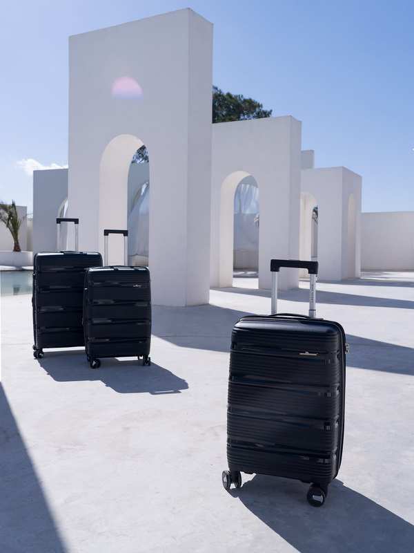 چمدان رزمری مدل Rose Merry RL-307-3S سایز کوچک مشکی - تصویر 4