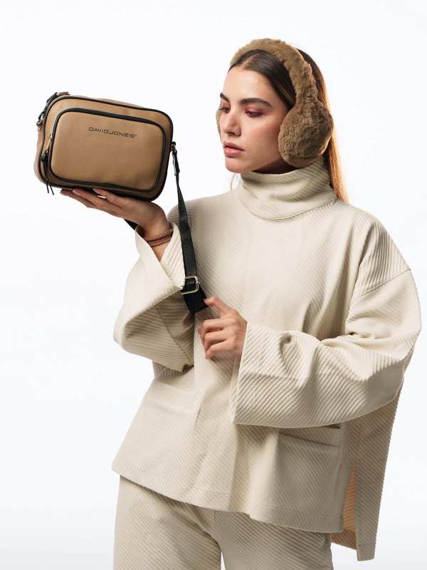 کیف دوشی زنانه دیوید جونز مدل 1-6810 - تصویر 2