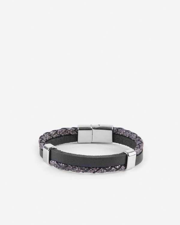 دستبند چرم 2411929 کروم