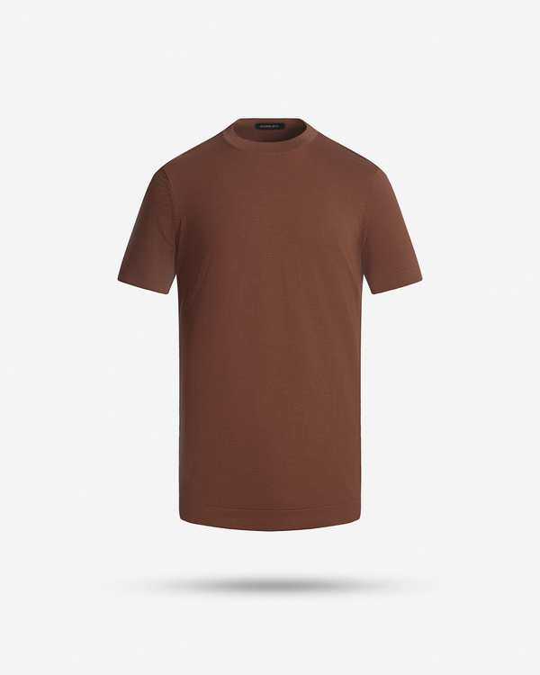 تی شرت یقه گرد Knit کروم