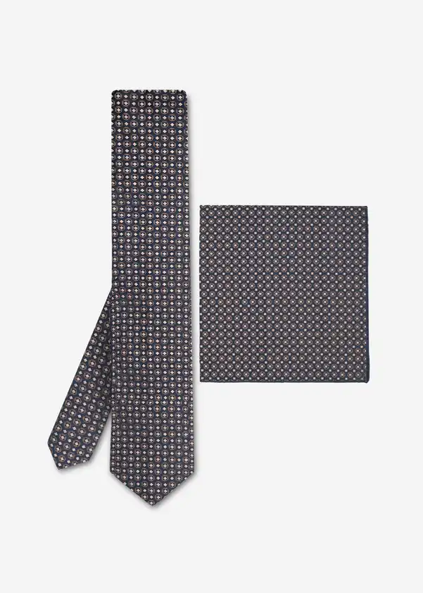 ست کراوات و پوشت 2311239 کروم