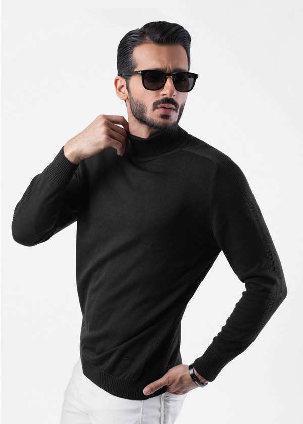 پلیور یقه اسکی 2321005 کروم - تصویر 17