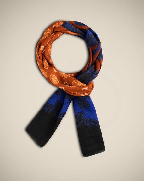 شال مردانه طرح دار 202 کروم