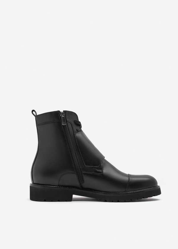 بوت چرم Monk Strap کروم - تصویر 3