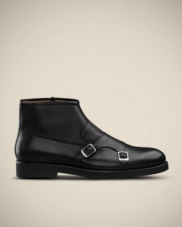 بوت چرم Monk strap کروم - تصویر 2