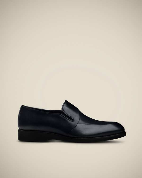 کالج چرم Loafer کروم
